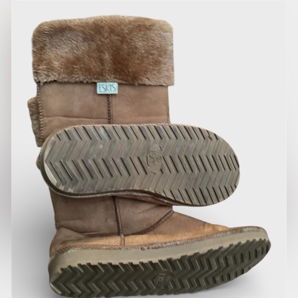 Eskis Women's Tan Winter Boots - Picture 1 of 3